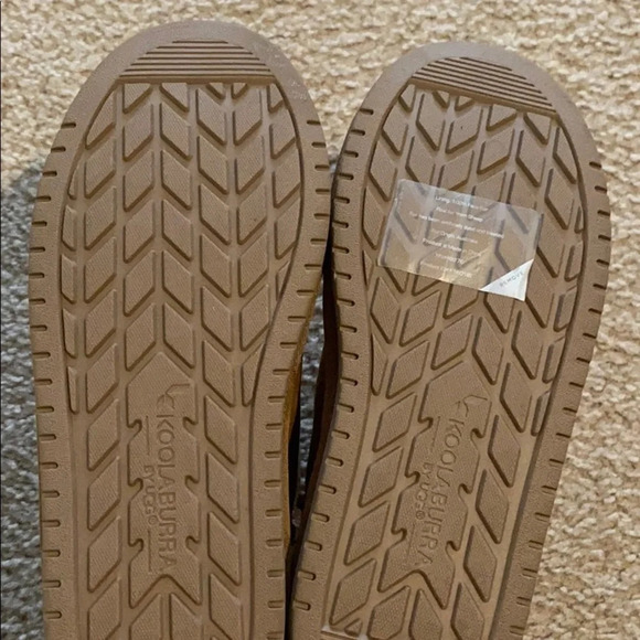 NEW Kookaburra UGG Suede Boots Faux Fur Chestnut - Picture 10 of 14